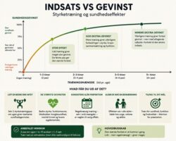 Styrketræning – Stor sundhedseffekt for en relativt lille indsats